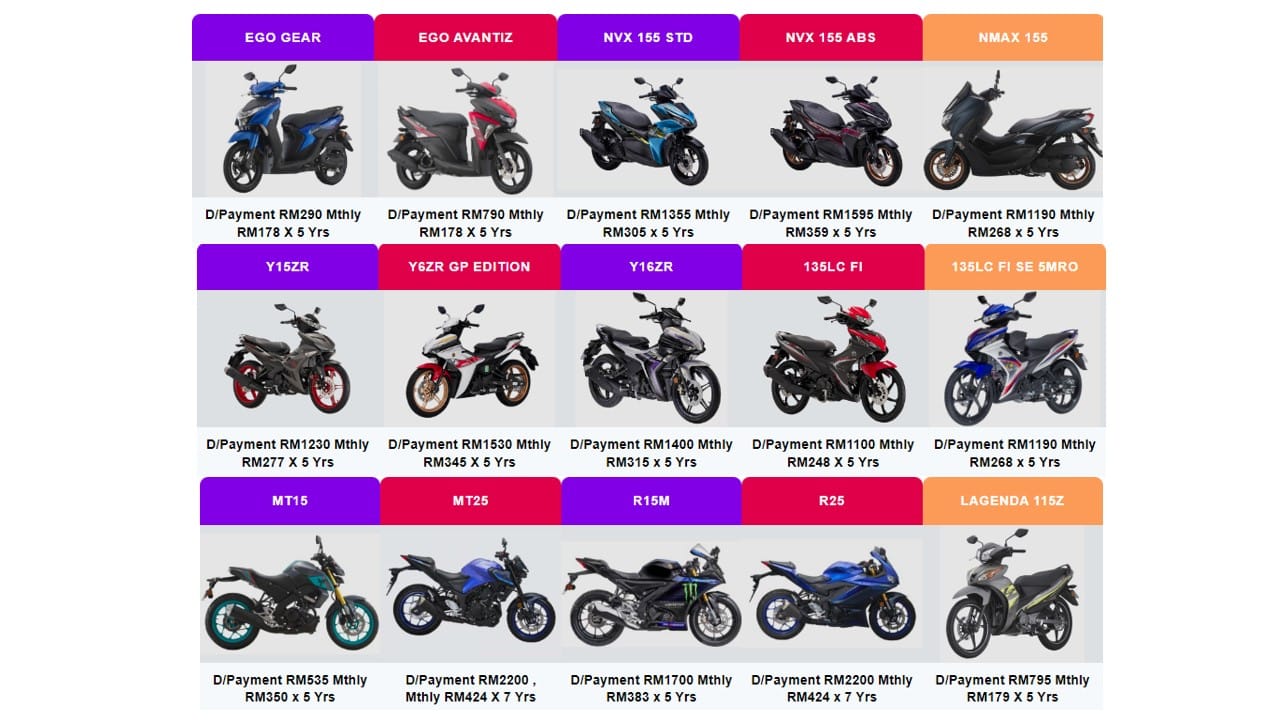YAMAHA 2023 PRICE – MOTOSING