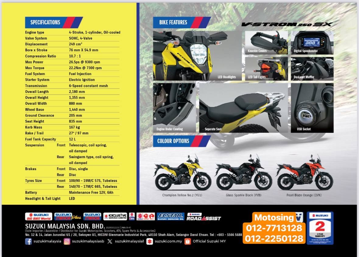 Suzuki V-Strom 250 SX - Motosing - Image 14