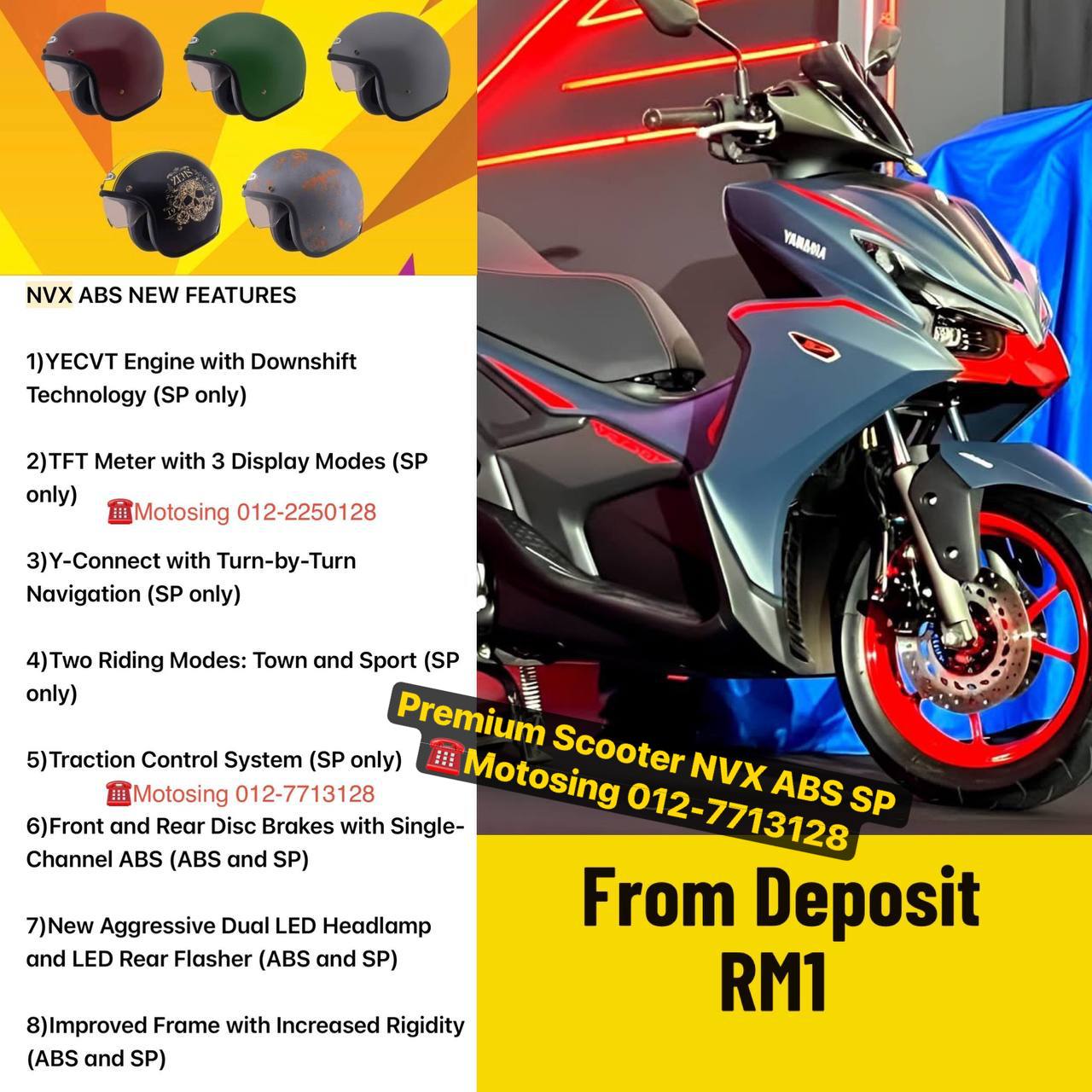 Yamaha NVX 155 ABS Scooter - Motosing - Image 21