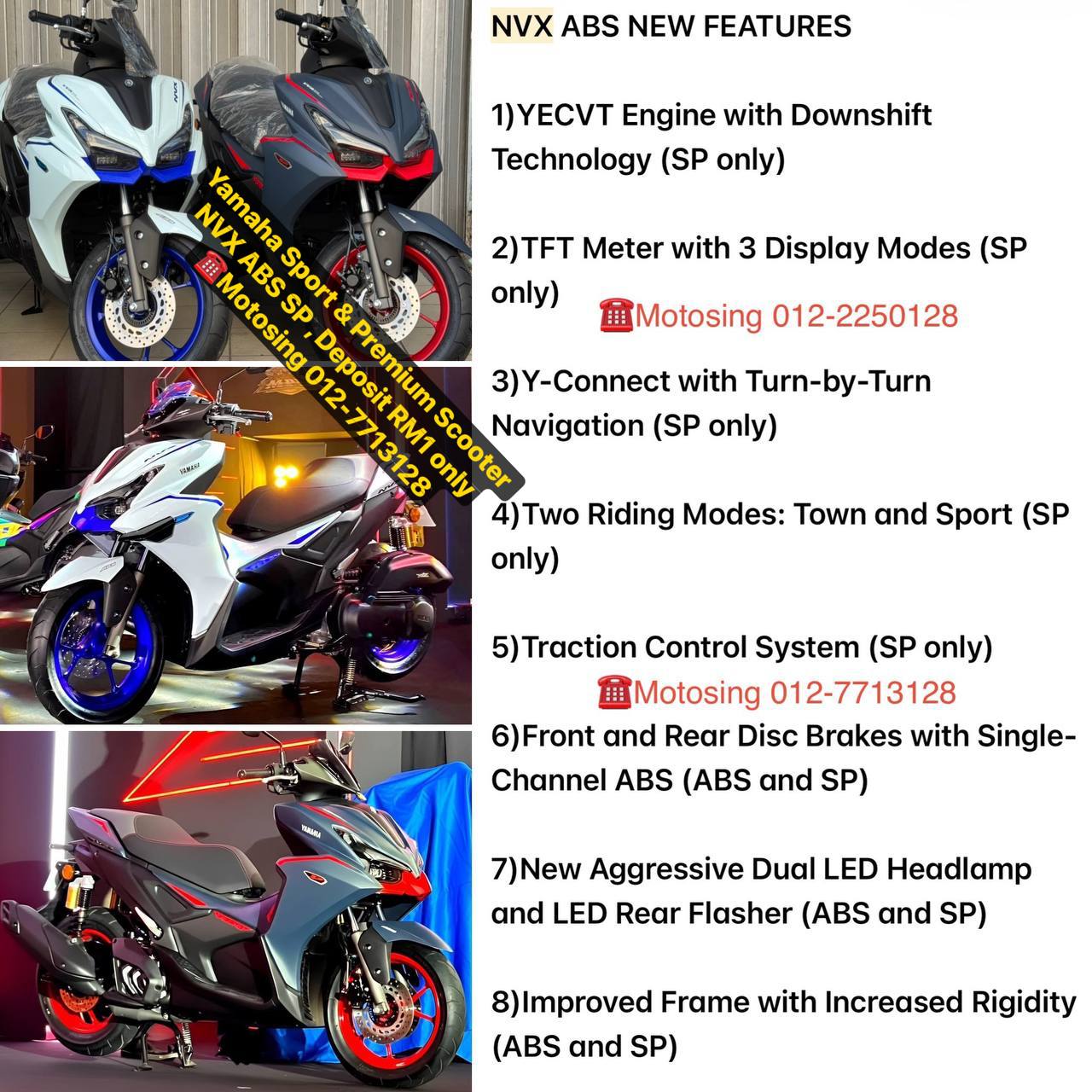 Yamaha NVX 155 ABS Scooter - Motosing - Image 20